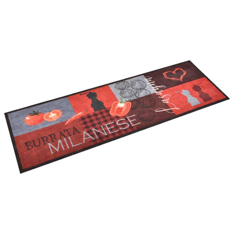Vidaxl Kitchen Mat vaskbare tomater 45x150 cm