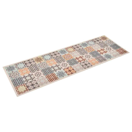 Vidaxl Kitchen Mat vaskbar mosaikfarve 60x180 cm