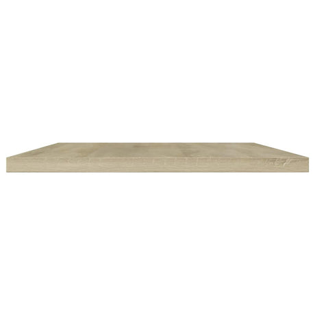 Vidaxl wandschappen 4 st 100x20x1,5 cm spaanplaat sonoma eikenkleurig