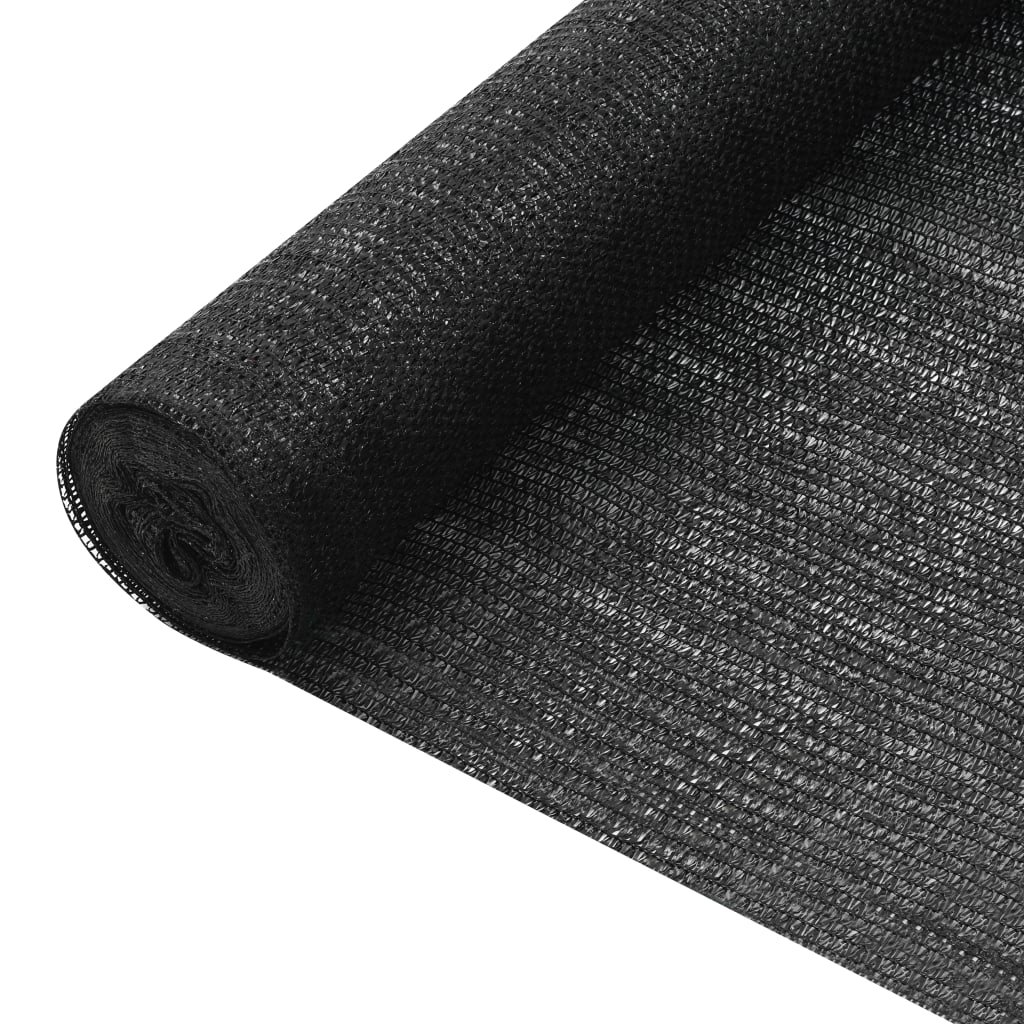 Vidaxl PrivacyNet 75 g m² 1x10 m HDPE Sort