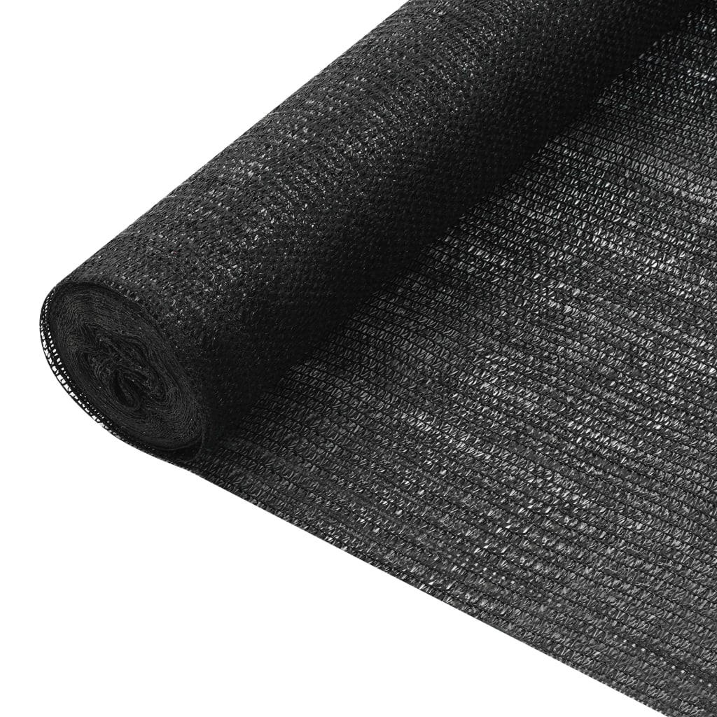 Vidaxl PrivacyNet 75 g m² 1,5x50 m HDPE Sort