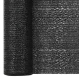 Vidaxl privacy net zwart 2x50 m hdpe 75 g m²