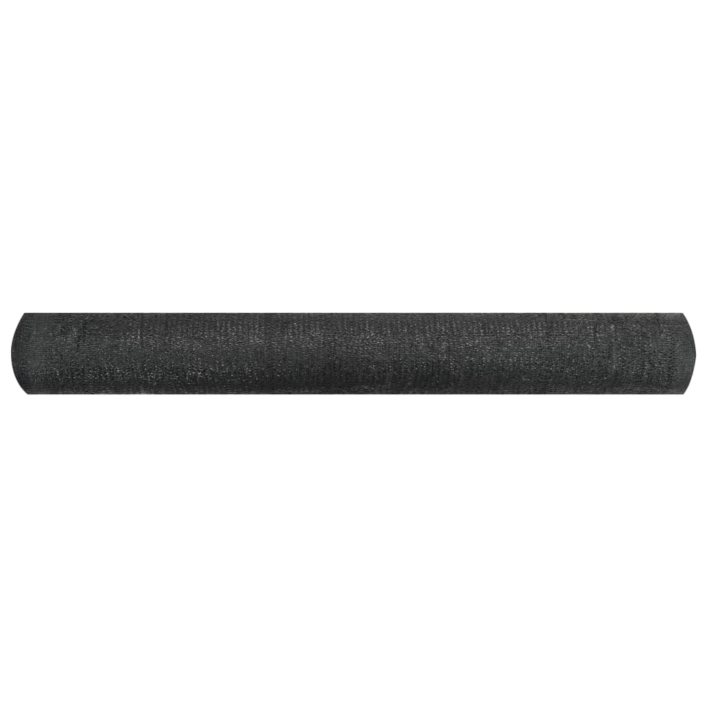 VidaXL privatnet 195 g m² 1,5x25 m HDPE sort