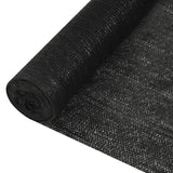 VidaXL privatnet 195 g m² 2x25 m HDPE sort