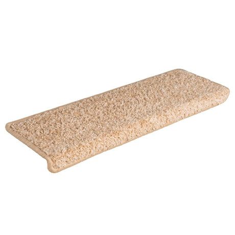 VidaXL trappemåtter 15 stk 65x21x4 cm guld rektangulær kant