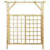 Vidaxl pergola til 2 containere imprægneret fyrretræ