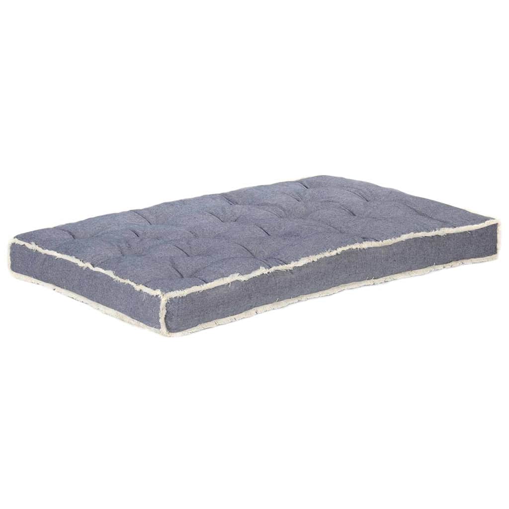 Vidaxl Bank Pushion Pallet 120x80x10 CM Blå
