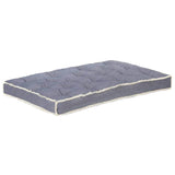 Vidaxl Bank Pushion Pallet 120x80x10 CM Blå