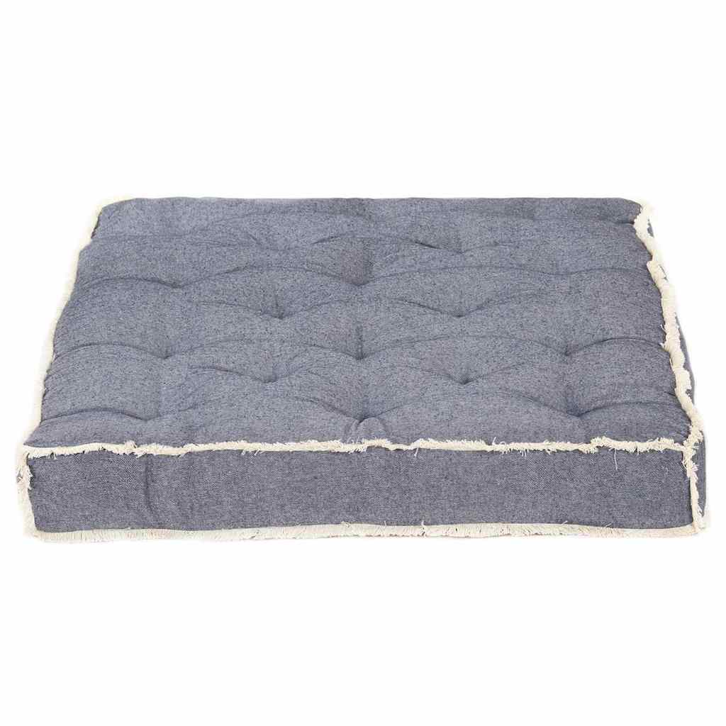 Vidaxl Bank Pushion Pallet 120x80x10 CM Blå