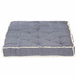 Vidaxl Bank Pushion Pallet 120x80x10 CM Blå