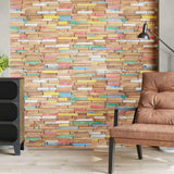 Vidaxl vægpaneler 10 stk 1,03 m² fast teak træ