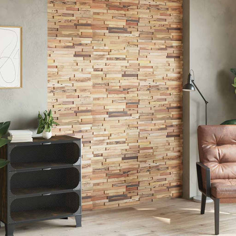 Vidaxl vægpaneler 10 st 1,03 m² genbrugt teak træ