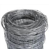 Vidaxl HEK 50X1 M Galvaniseret stålsølvfarvet