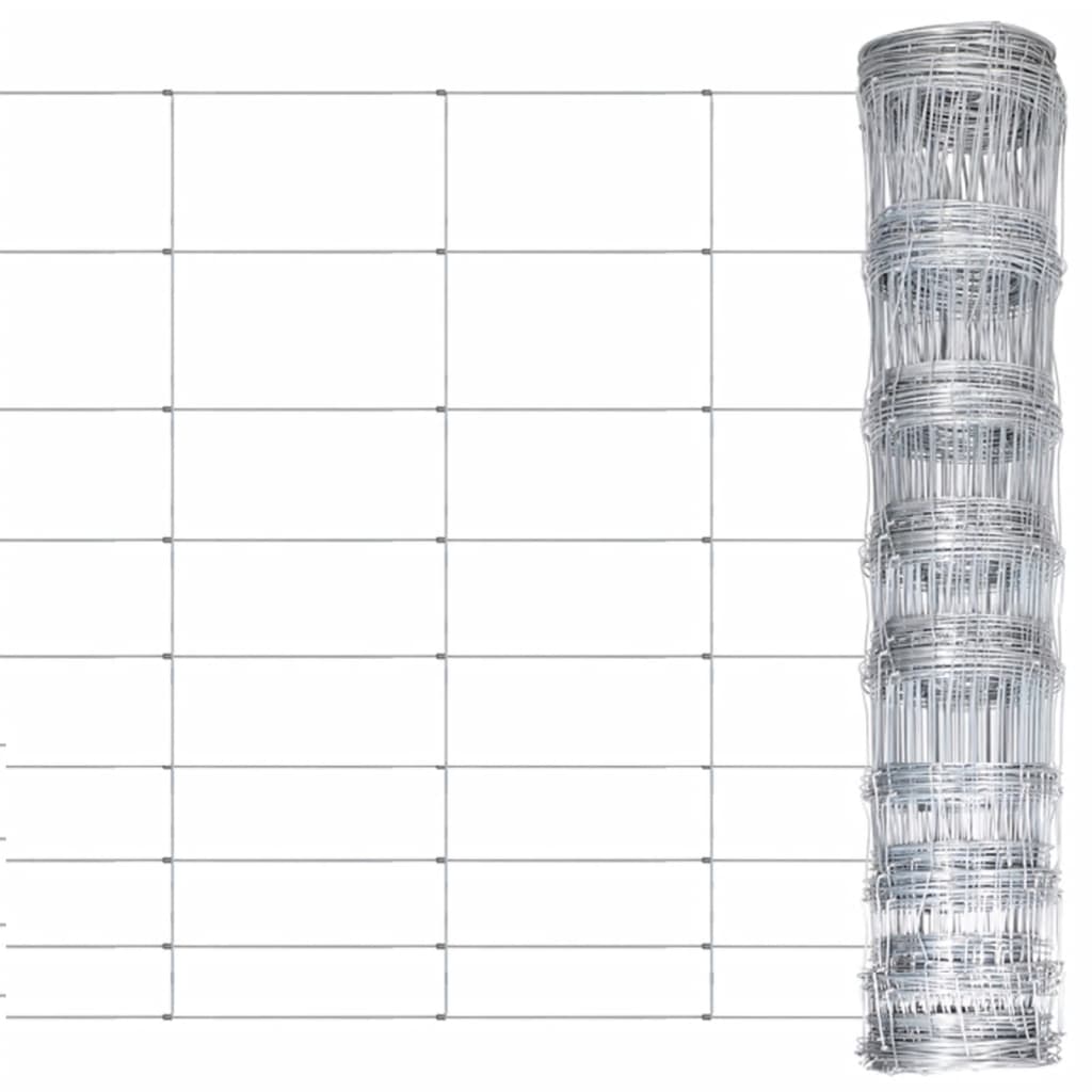 Vidaxl HEK 50X1.2 M Galvaniseret stålsølvfarvet