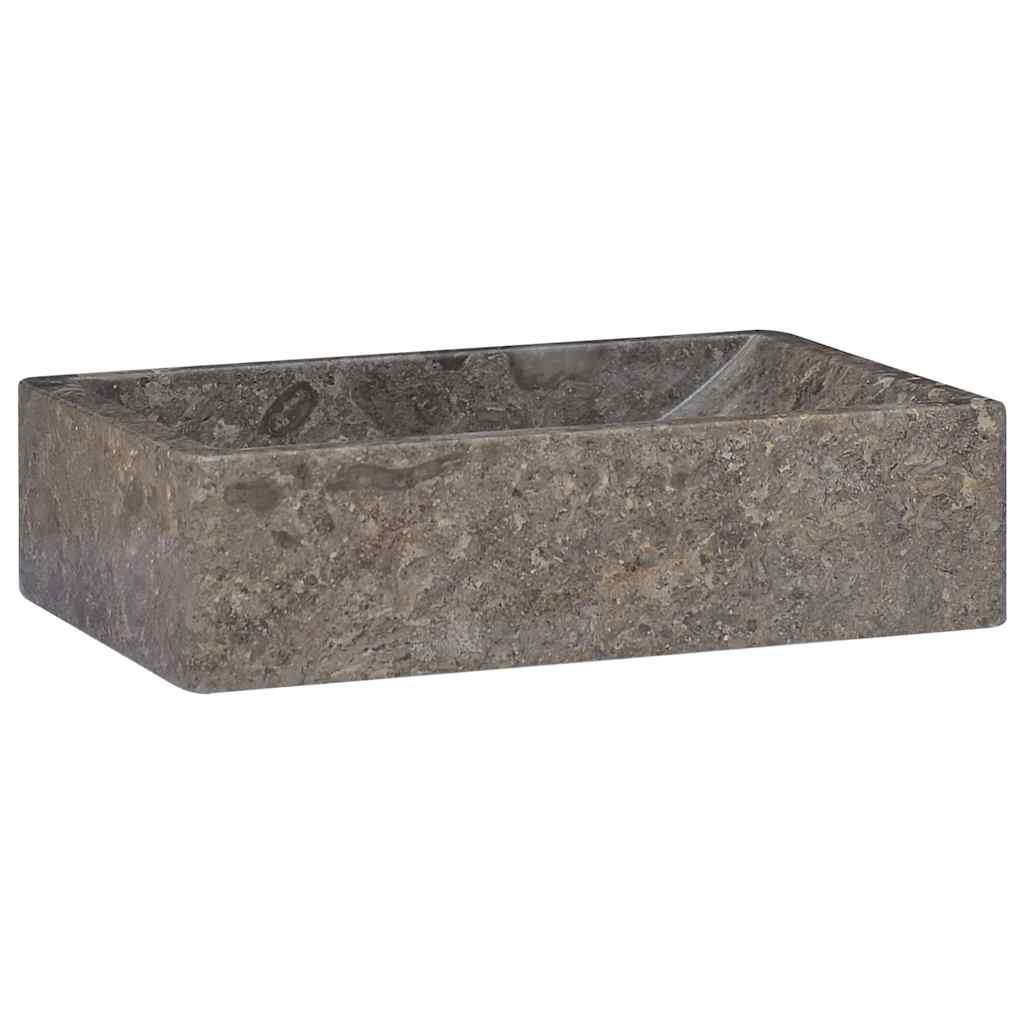 Vidaxl Sink 45x30x12 cm marmor High -Gloss Grey