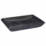 Vidaxl Sink 50x35x10 cm marmor sort