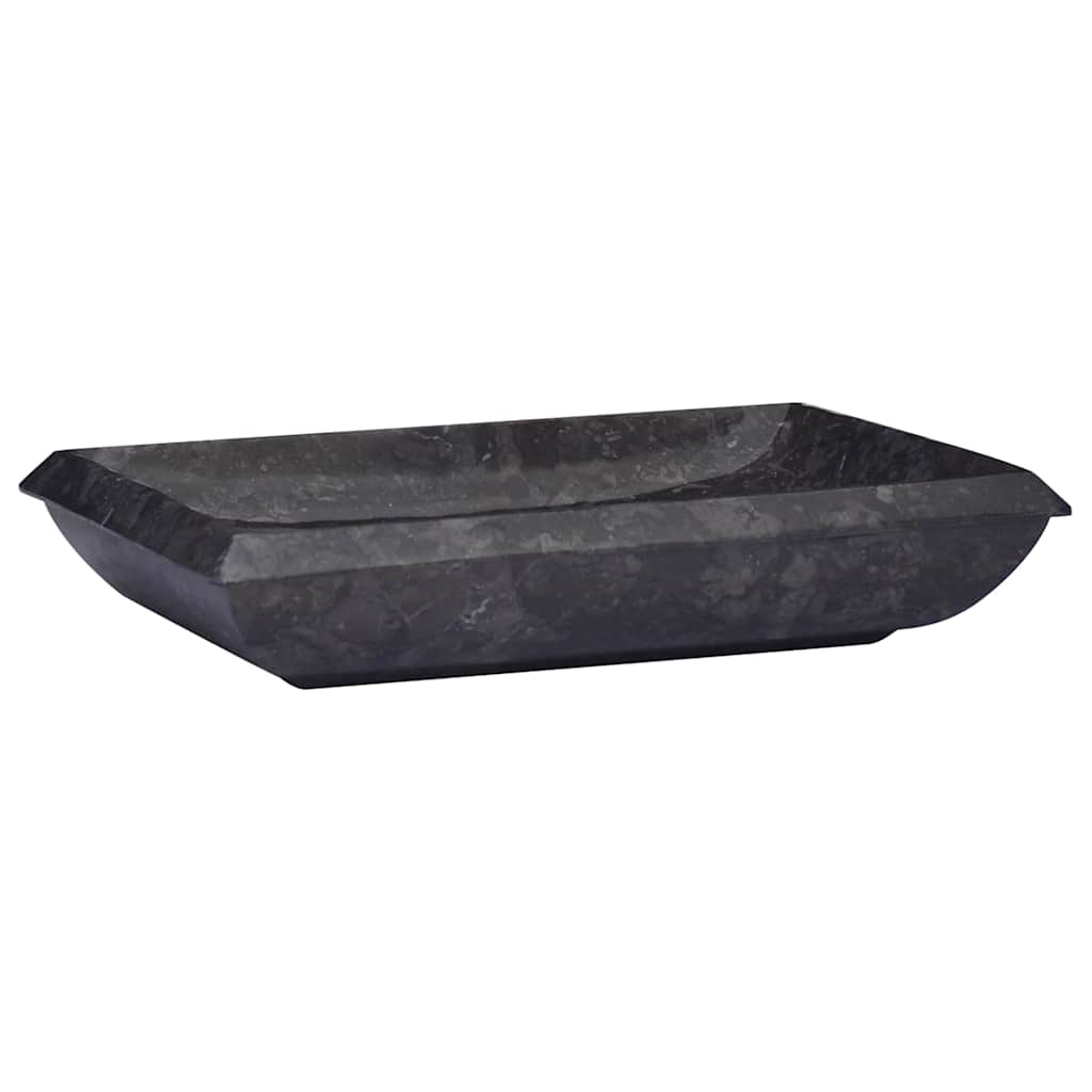 Vidaxl Sink 50x35x10 cm marmor sort