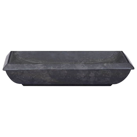 Vidaxl Sink 50x35x10 cm marmor sort