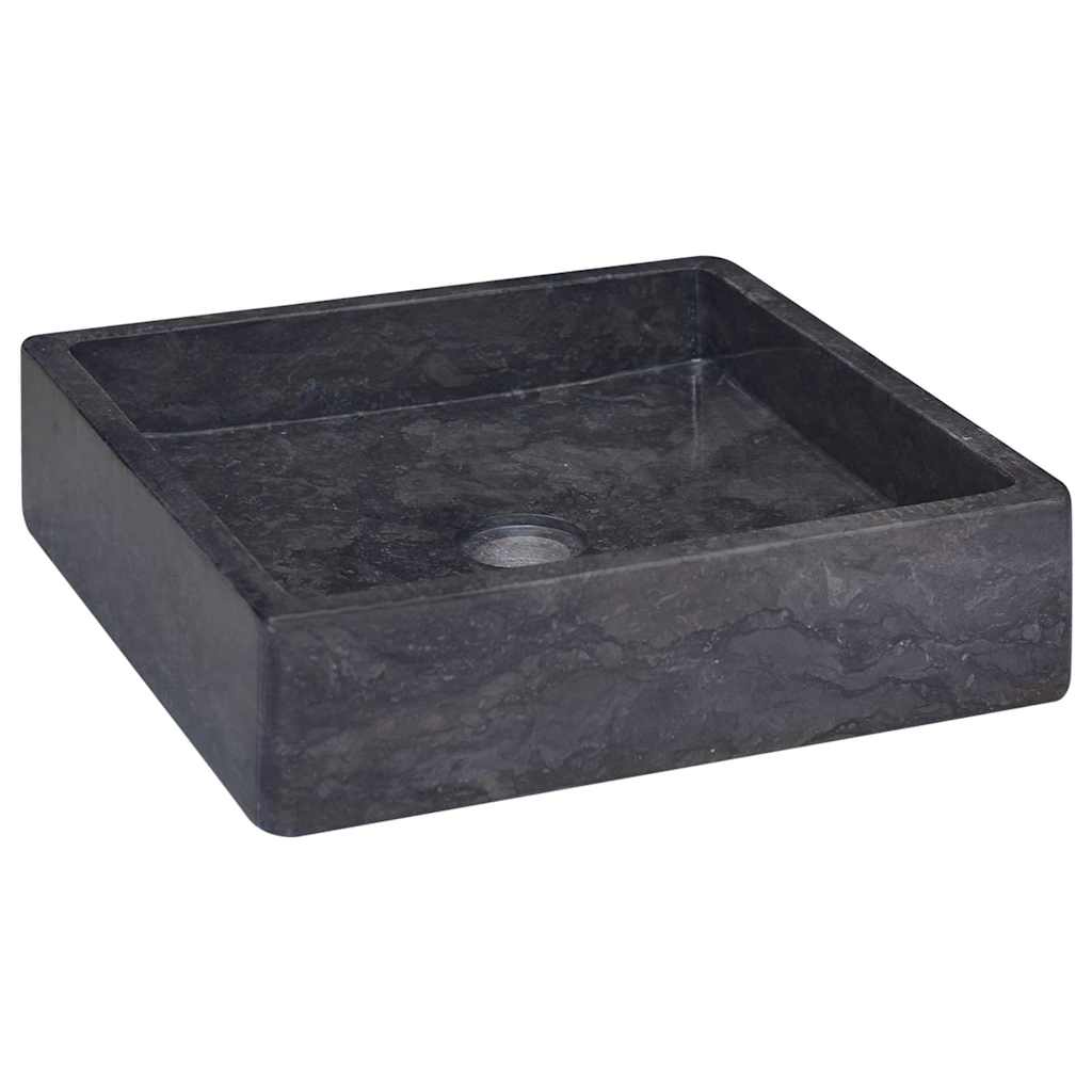Vidaxl Sink 40x40x10 cm marmor sort