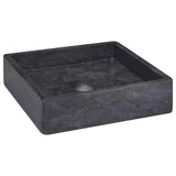 Vidaxl Sink 40x40x10 cm marmor sort