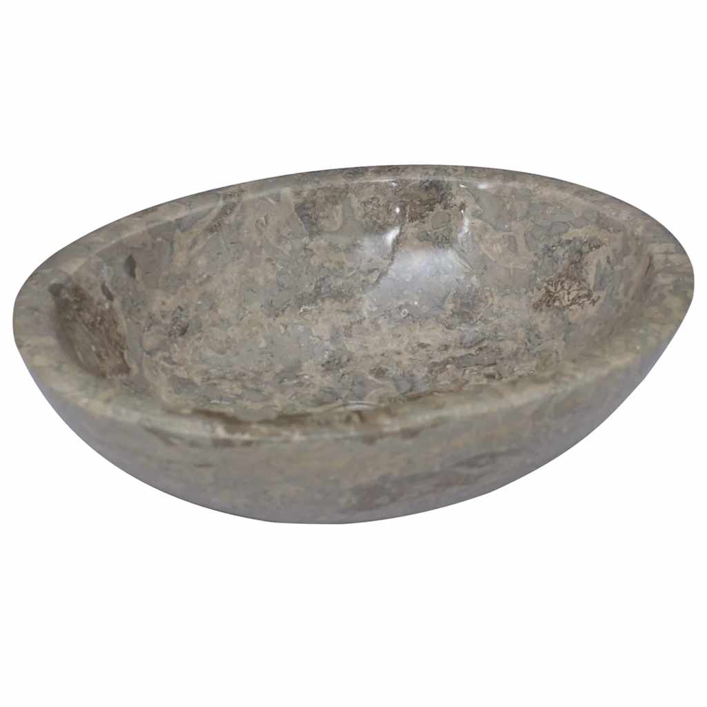 Vidaxl Sink 53x40x15 cm marmorgrå