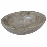 Vidaxl Sink 53x40x15 cm marmorgrå