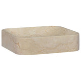 Vidaxx vask 40x40x10 cm marmor cremefarvet