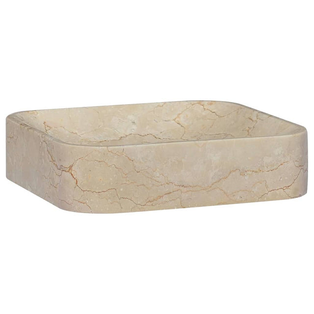 Vidaxx vask 40x40x10 cm marmor cremefarvet