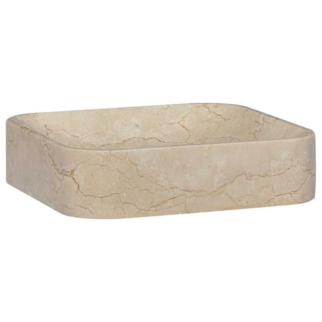 Vidaxx vask 40x40x10 cm marmor cremefarvet