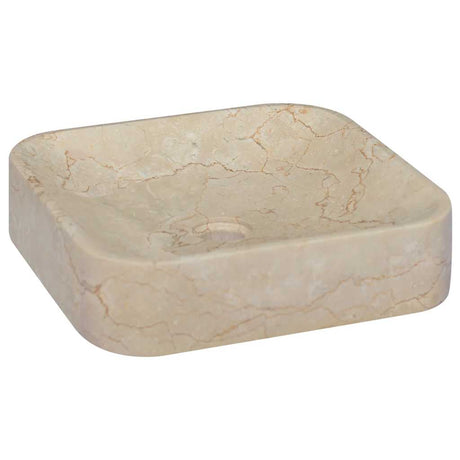 Vidaxx vask 40x40x10 cm marmor cremefarvet