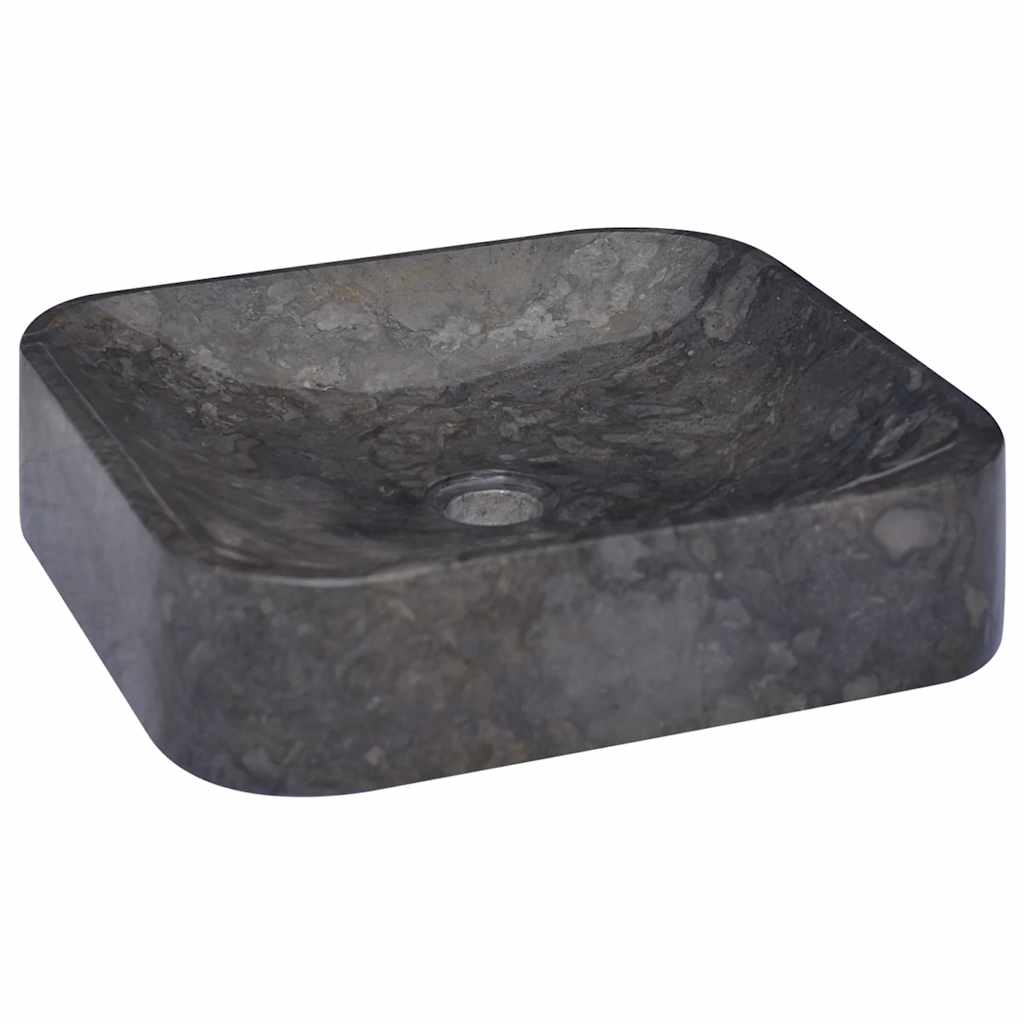 Vidaxl Sink 40x40x10 cm marmor sort