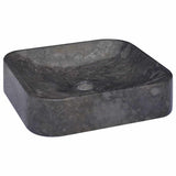 Vidaxl Sink 40x40x10 cm marmor sort