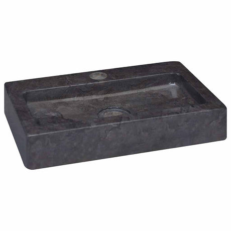Vidaxl Washbasin Wall -Mounted 38x24x6,5 cm marmor sort