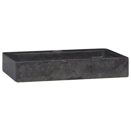 Vidaxl Washbasin Wall -Mounted 38x24x6,5 cm marmor sort