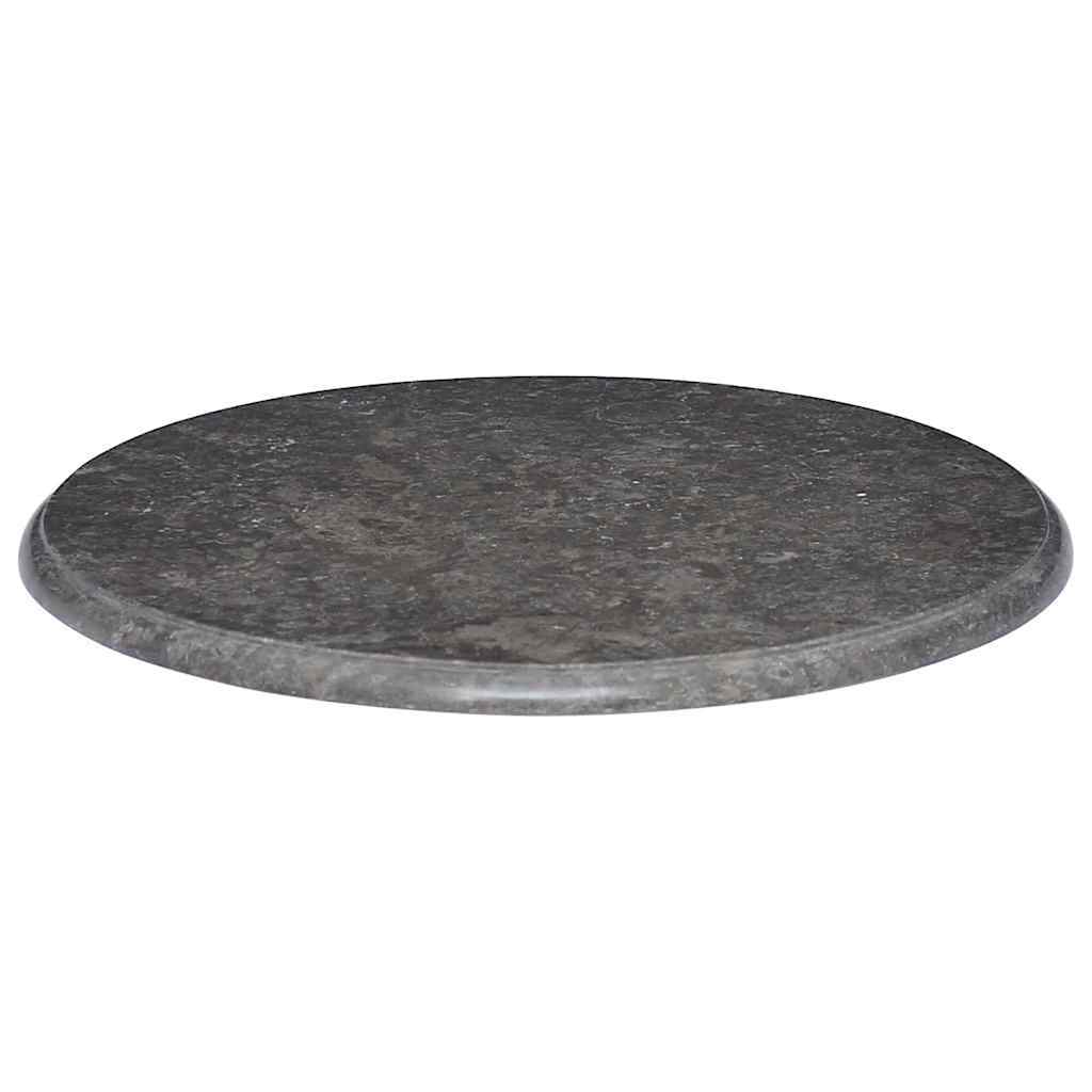 Vidaxl tafelblad ø60x2,5 cm marmer zwart