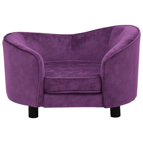 VidaXL Hundesofa 69x49x40 cm plys bordeaux