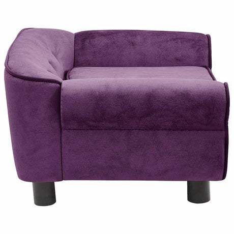 Vidaxl Dog Bank 72x45x30 cm Plush Bordeaux Red