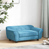 Vidaxl Dog Bank 72x45x30 cm plys turkis