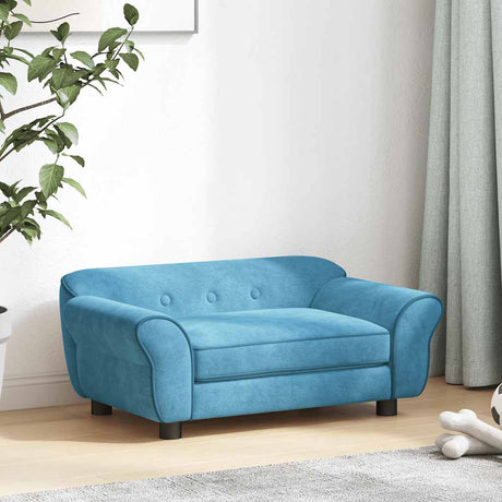 Vidaxl Dog Bank 72x45x30 cm plys turkis