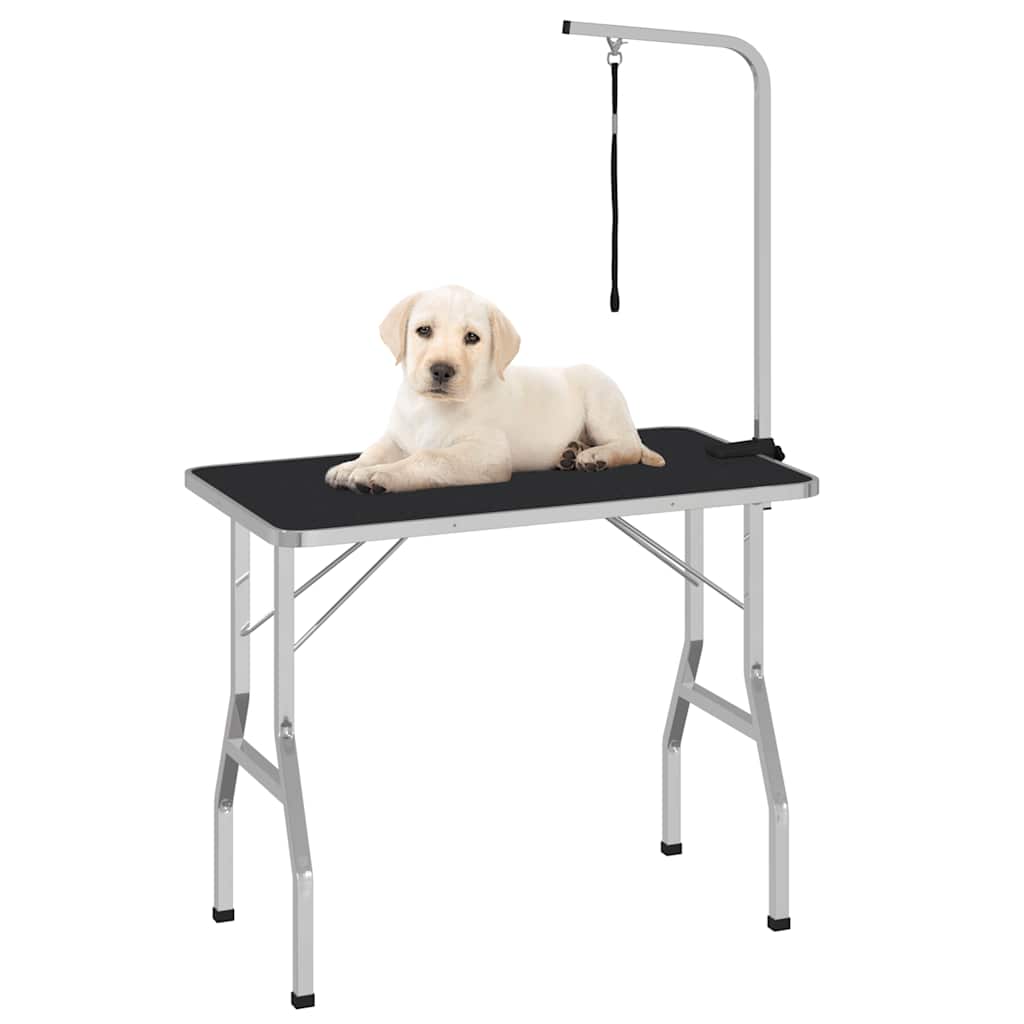 Vidaxl Dog Trim -bord Justerbar med 1 Loop