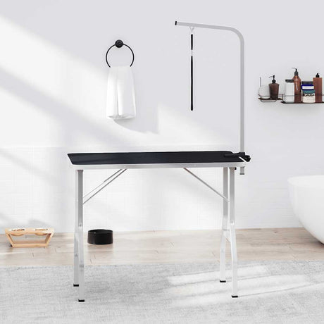 Vidaxl Dog Trim -bord Justerbar med 1 Loop