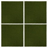 Vidaxl kunstige græsfliser 4 ST 50x50x2,5 cm gummi