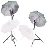 VidaXL fotostudiesæt med softbox-lys, paraplyer, baggrundsreflektor