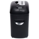 Vidaxl Paper Shredder 10 sider mikrokut sort