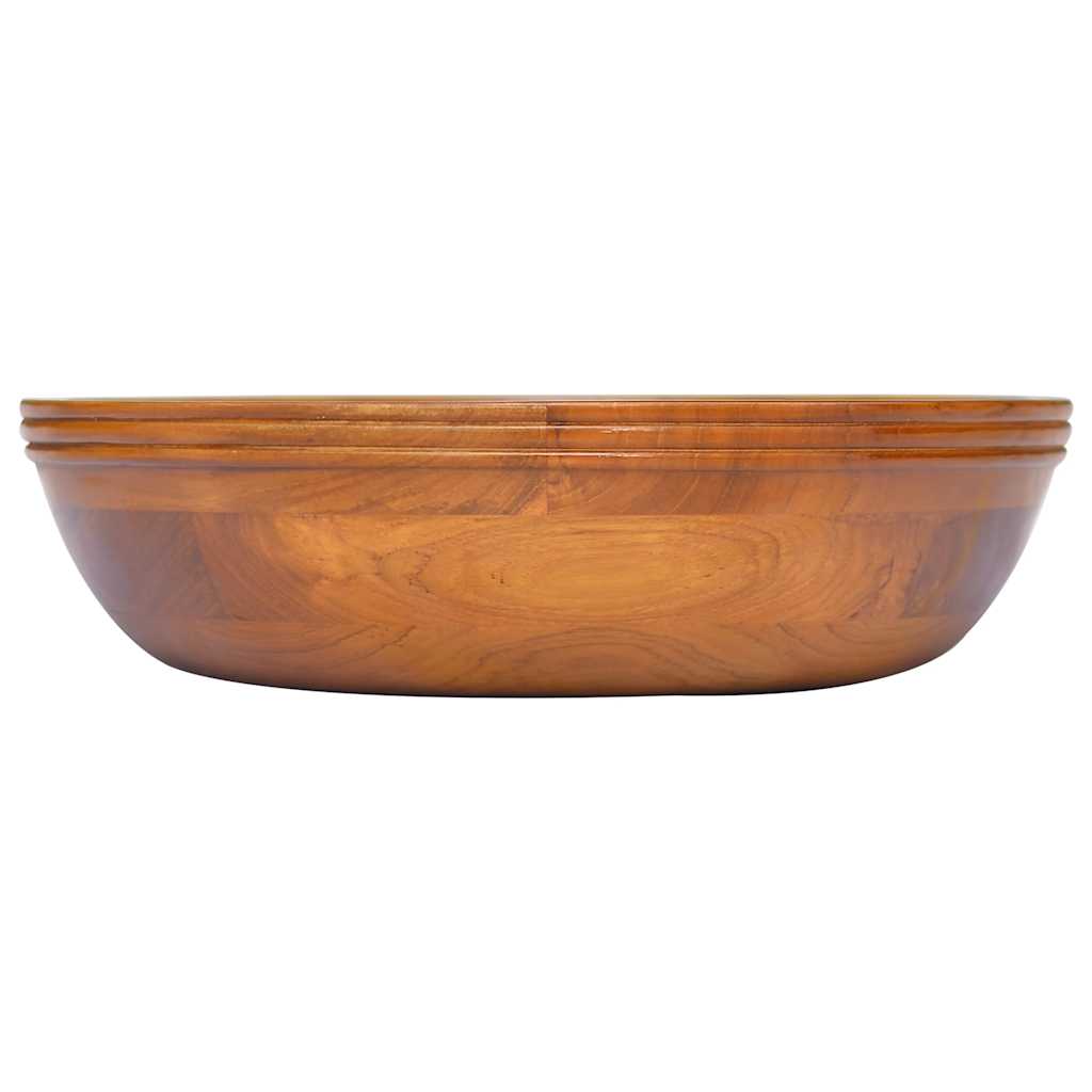 Vidaxx Washbasin Ø40x10 cm solid teak