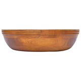 Vidaxx Washbasin Ø40x10 cm solid teak