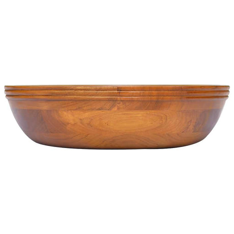 Vidaxx Washbasin Ø40x10 cm solid teak