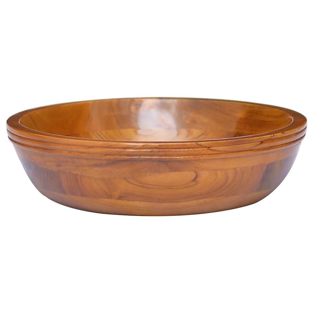 Vidaxx Washbasin Ø40x10 cm solid teak