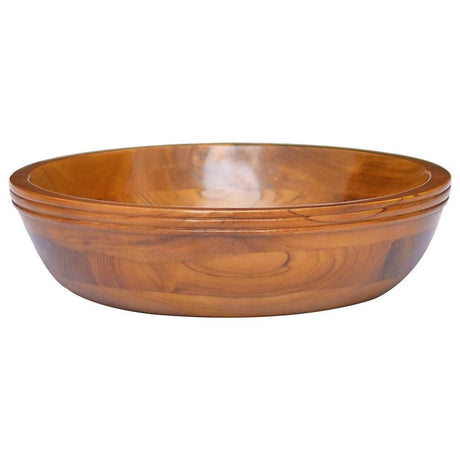 Vidaxx Washbasin Ø40x10 cm solid teak