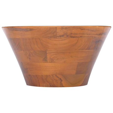 Vidaxx Washbasin Ø40x20 cm solid teak